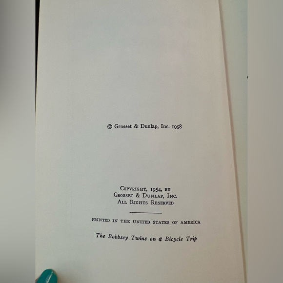 Bobbsey Twins Hardcover Books Lot of 3 1950-60 #4-15-48 Bicycle Trip County Fair - Picture 14 of 16